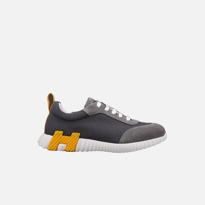 에르메스 남/녀 바운싱 그레이/옐로우 스니커즈 【매장-160만원대】 - Hermes Unisex Gray Sneakers - he277x