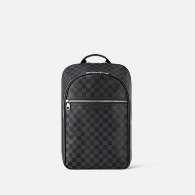 루이비통 남성 마이클 NV2 다미에 백팩 【매장-420만원대】 - Louis vuitton Mens Black Back Pack - lv1877x