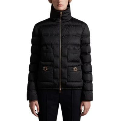 몽클레어 여성 블랙 덕다운 패딩 - Moncler Womens Black Down Padding - mo182x