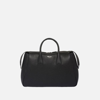 프라다 남성 레더 트래블백  - Prada Mens Black Tote Bag - pr751x