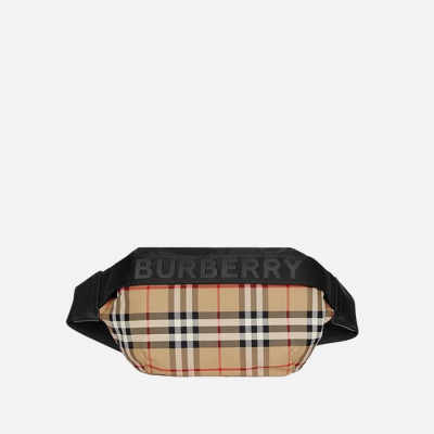 버버리 남성 소니 빈티지 체크 벨트백 【매장-180만원대】 - Burberry Mens Beige Hip-sack - bu311x