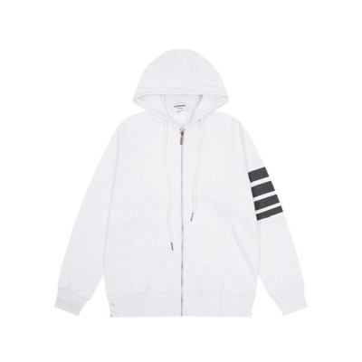 톰브라운 남성 캐쥬얼 화이트 후드티 - Thom Browne Mens White Hoodie - th92x