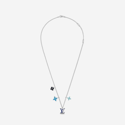 루이비통 남성 인스팅트 펜던트 목걸이 M00521 【매장-80만원대】 - Louis vuitton Mens White Gold Necklace - acc249x