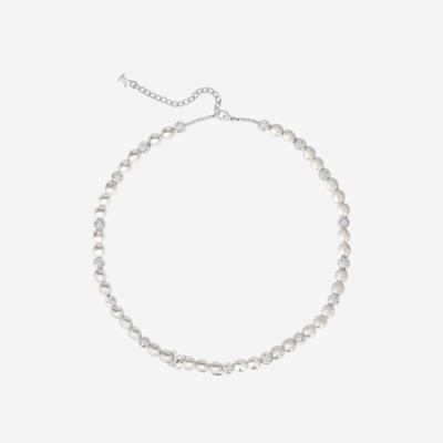 루이비통 여성 모노그램 펄 목걸이 M01157 【매장-160만원대】 - Louis vuitton Womens White Gold Necklace - acc361x