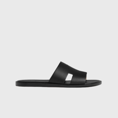 에르메스 남성 이즈미르 샌들 【매장-150만원대】 - Hermes Mens Black Slippers - he301x