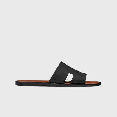 에르메스 남성 이즈미르 카프스킨 샌들 【매장-200만원대】 - Hermes Mens Black Slippers - he310x