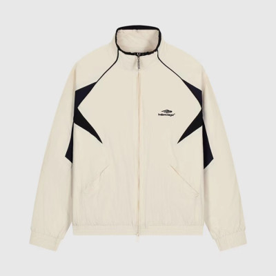 발렌시아가 남성 화이트 캐츄얼 자켓 - Balenciaga Mens White Jackets - ba710x