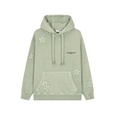 지방시 남성 그린 후드티 - Givenchy Mens Green Hoodie - gi352x