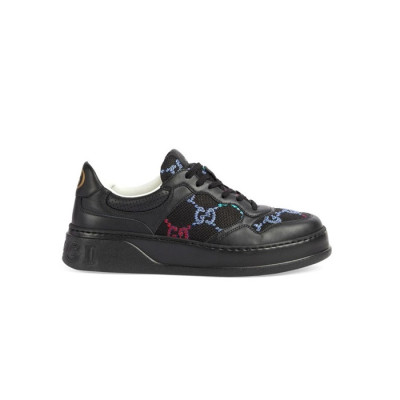 구찌 남/녀 GG 블랙 스니커즈 【매장-140만원대】 - Gucci Unisex Black Sneakers - gu1026x