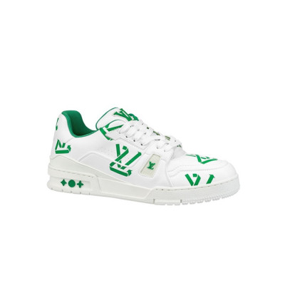 루이비통 LV 남성 트레이너 그린 스니커즈 【매장-190만원대】 - Louis vuitton Mens Green Sneakers - lv1925x