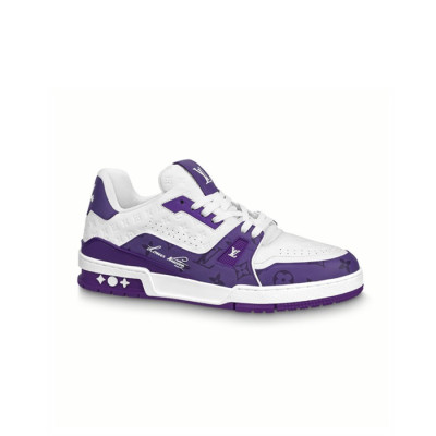 루이비통 LV 남성 트레이너 퍼플 스니커즈 【매장-200만원대】 - Louis vuitton Mens Purple Sneakers - lv1939x