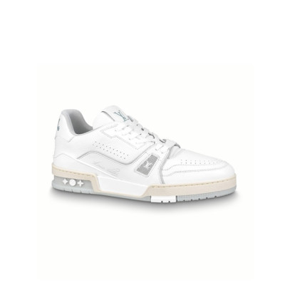 루이비통 남성 LV 트레이너 화이트 스니커즈 【매장-200만원대】 - Louis vuitton Mens White Sneakers - lv1946x