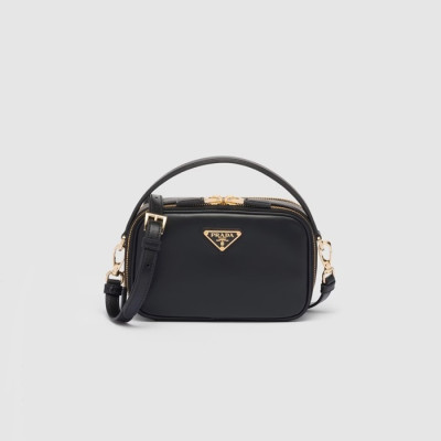 프라다 여성 블랙 크로스백 - Prada Womens Black Cross Bag - pr754x