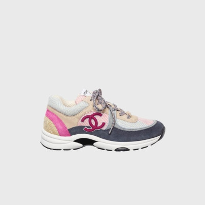 샤넬 여성 패브릭 스웨이드 카프스킨 멀티 컬러 스니커즈 【매장-250만원대】 - Chanel Womens Multi Sneakers - ch533x