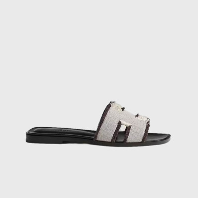 에르메스 여성 오란 샌들 【매장-150만원대】 - Hermes Womens Gray Slippers - he367x