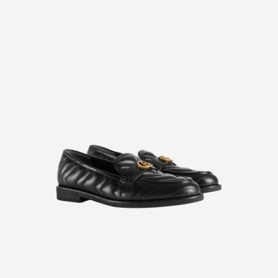 구찌 여성 더블 G 로퍼 【매장-180만원대】 - Gucci Womens Black Loafers - gu1065x