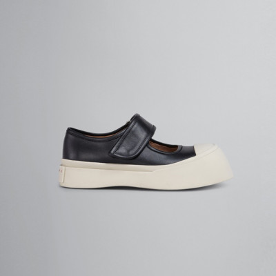 마르니 여성 나파 가죽 메리제인 스니커즈 【매장100만원대】 - Marni Womens Black Sneakers - ma24x