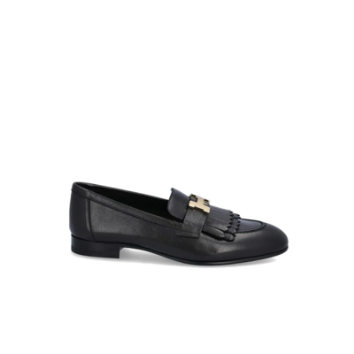 에르메스 여성 로얄 누아 모카신 여성 로퍼 블랙 은장 【매장-220만원대】 - Hermes Womens Black Loafers - he403x