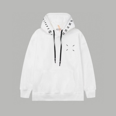 메종마르지엘라 남성 화이트 후드티 - Maison margiela Mens White Hoodie - mai223x