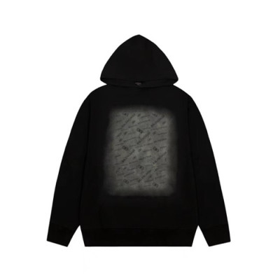 발렌시아가 남성 블랙 후드티 - Balenciaga Mens Black Hoodie - ba798x