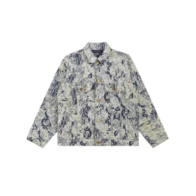 루이비통 남성 블루 데님 자켓 - Louis vuitton Mens Blue Jackets - lv1998x