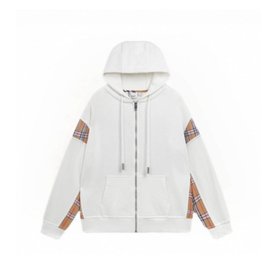 버버리 남성 화이트 후드집업 - Burberry Mens White Hoodie - bu320x