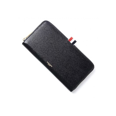 톰브라운 남성 블랙 장지갑 - Thom Browne Mens Black Long Wallets - th111x