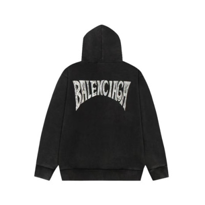 발렌시아가 남성 블랙 후드티 - Balenciaga Mens Black Hoodie - ba805x