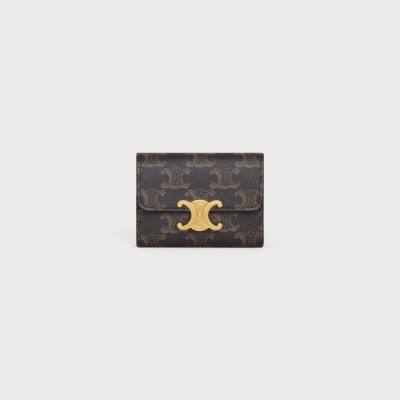 셀린느 여성 브라운 반지갑 - Celine Womens Brown Wallets - ce248x