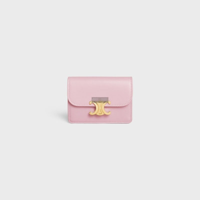 셀린느 여성 핑크 카드 지갑 - Celine Womens Pink Card Wallets - ce256x
