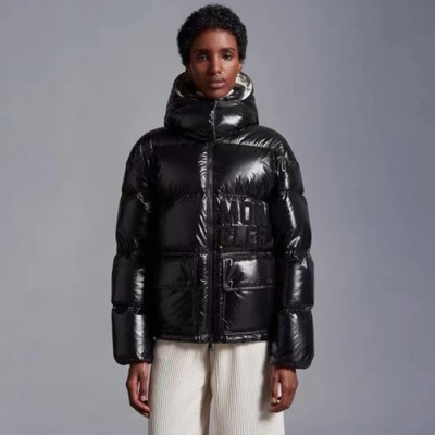 몽클레어 여성 블랙 덕다운 패딩 - Moncler Womens Black Down Padding - m207x