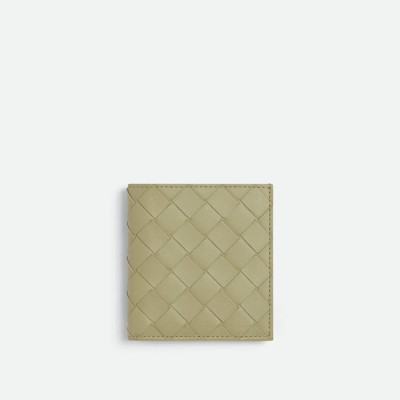 보테가베네타 남성 카키 반지갑 - Bottega Veneta Mens Khaki Half Wallets - bv200x