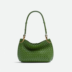 보테가베네타 여성 그린 클릭커 포리지 - Bottega Veneta Womens Green Clicker Bag - bv220x