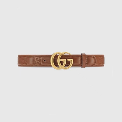 구찌 여성 GG 브라운 벨트 - Gucci Womens Brown Belts - gu1112x