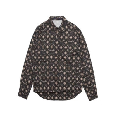 루이비통 남성 블랙 셔츠 - Louis vuitton Mens Black  Shirts - lv2031x