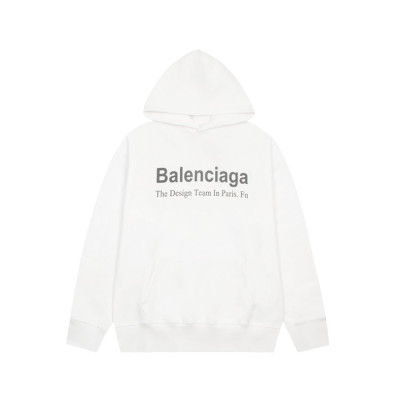 발렌시아가 남성 아이보리 후드티 - Balenciaga Mens Ivory Hoodie - ba838x