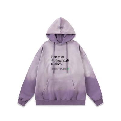 베트멍 남성 퍼플 후드티 - Vetements Mens Purple Hoodie - ve373x