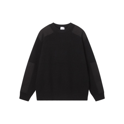 버버리 남성 크루넥 스웨터 - Burberry Mens Black Sweater - bu349x