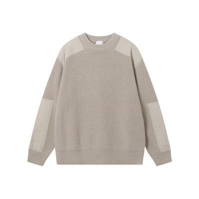 버버리 남성 베이지 크루넥 스웨터 - Burberry Mens Beige Sweaters - bu349x