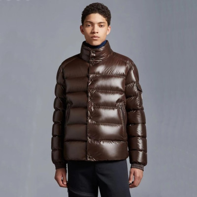 몽클레어 남성 덕다운 브라운 패딩 - Moncler Mens Brown Padding - mo235x