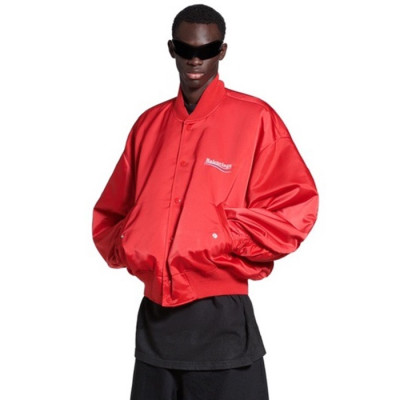 발렌시아가 남성 레드 다운 자켓 - Balenciaga Mens Red Down Jackets - ba860x