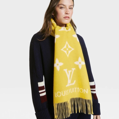 루이비통 여성 옐로우 머플러 - Louis vuitton Womens Yellow Muffler - lv2058x