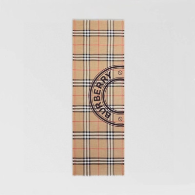 버버리 남/녀 카멜 머플러 - Burberry Unisex Camel Muffler - bu353x