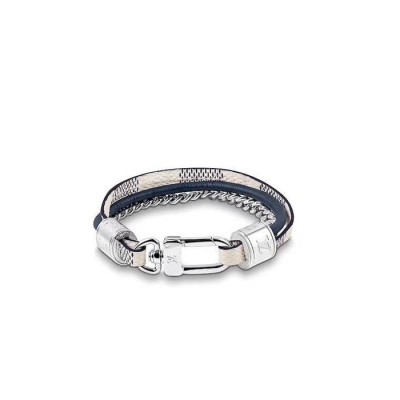 루이비통 여성 화이트 골드 팔찌 - Louis vuitton Womens White Gold Bangle - acc435x