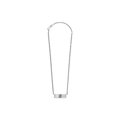 발렌시아가 남성 화이트 골드 목걸이 - Balenciaga Mens White Gold Necklace - acc497x