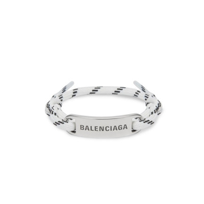 발렌시아가 남성 화이트 골드 팔찌 - Balenciaga Mens White Gold Bangle - acc495x