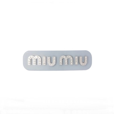 미우미우 여성 아크릴 헤어핀 - Miumiu Womens Acrylic Hairpin - acc830x