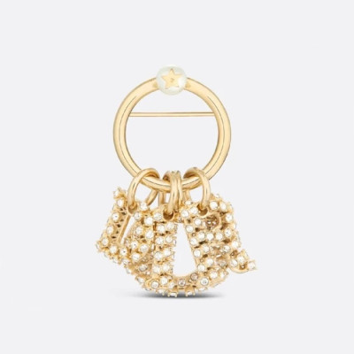 디올 여성 골드 브로치 - Dior Womens Gold Brooch - acc843x