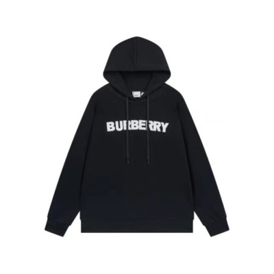 버버리 남성 블랙 후드티 - Burberry Mens Black Hoodie - bu365x