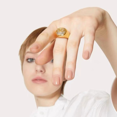 발렌티노 여성 골드 반지 - Valentino Womens Gold Ring - acc967x